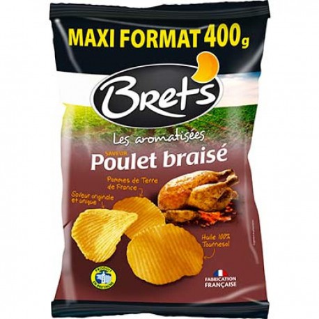 Brets Chips P/Braise 400G