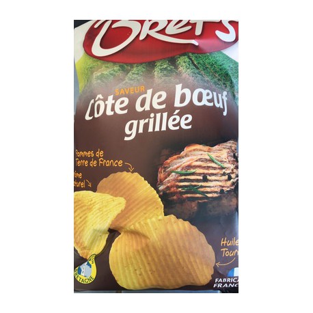 Brets Chips Cote Boeuf125G