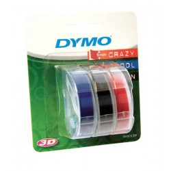 Dymo 3 Rubans 9 Mm X 3M