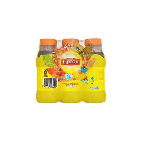 6X25Cl Lipton Ice Tea Peche