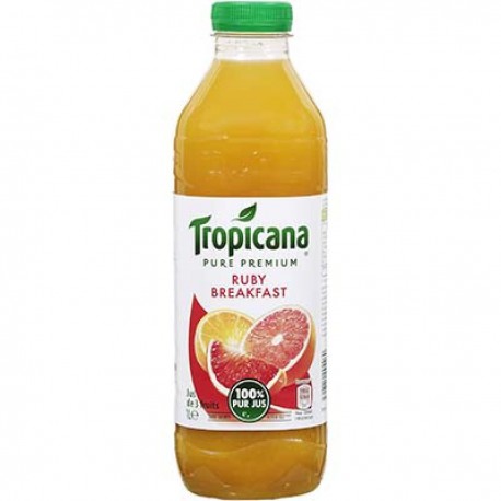 Bouteille Pet 1L Ruby BreakfaSaint Tropicana