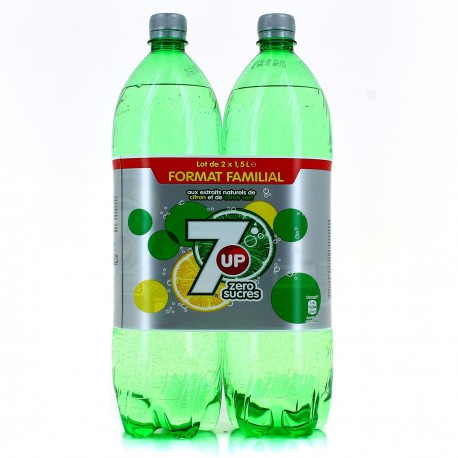Lot 2 Seven Up Zero 1,5L