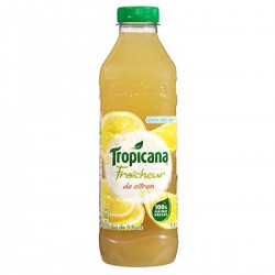Bouteille Pet 1L Pur Jus Fraicheur Citron Tropicana