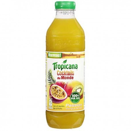 Bouteille Pet 1L Tropicana Cdm Passion