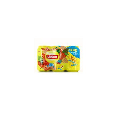 Pack Bte 6X33Cl Ice Tea Pechelipton Ice