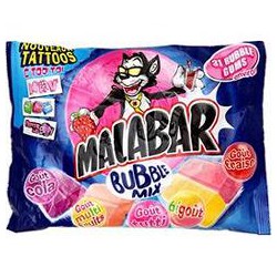 Malabar Malabar Bubble Mix Sachet 32 Pièces 214G
