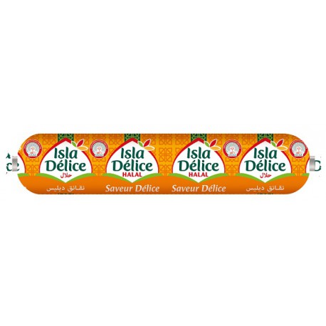500G Saucisdelice Volaille Halal Isla Delice