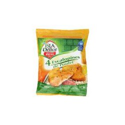 Isla Deliceescalopines De Dinde Pane Halal X4 500G