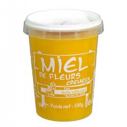 Pot 500G.Miel Fleurs Crem