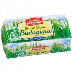 250G Beurre Moule Bio 1/2 Sel Grand Fermage