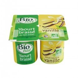 Bionat Yaourt Brasse A La Vanille 4X125G