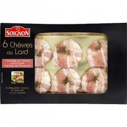 6X25G Petits Chevres Au Lard