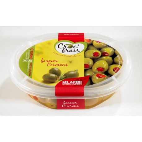 Olives Farcies Poivrons 200G