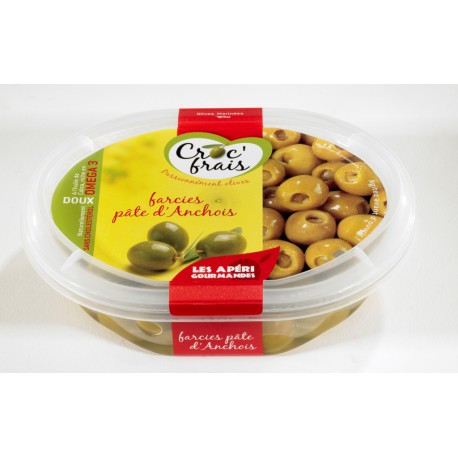 Olives Farcies Anchois 200G