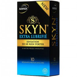 10 Preservatifs Skyn Extra Lubrifiant Manix