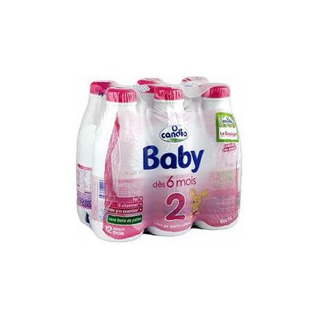 Pack 6X1L Babylait 2Eme Age Candia