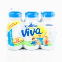 Pack 6X25Cl Bouteille Lait Viva Uht Vitamine 1.2%Mg Candia