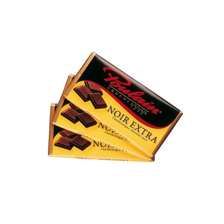 Poulain Noir Extra 3 X 100 G