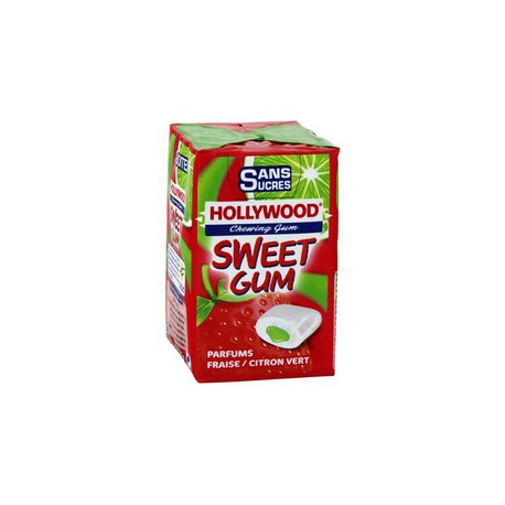 3 Etuis Dragee Sans Sucre Sweet Fraise/Citron Vert Hollywood