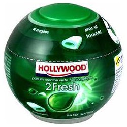 Hollywood Fresh Menthe Verte Chlorophyle Sphere 40Dragees