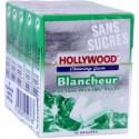 Hollywood Chewing Gum Blancheur Menthe Verte Hollywood S/Sucre10D