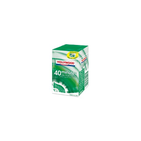Lot 3X10 Dragees 40 Minutes Fraise/Menthe Verte Sans Sucre Hollywood
