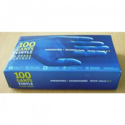 10X100 Gants Vinyl T.M
