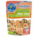 100G Crevette Persillee Assiette Bleue
