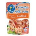 100G Queues Crevettes Sauce Assiette Bleue