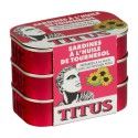 Sardines À L Huile De Tournesol Les 3 Boites De 125G