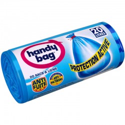 20 Sacs Poubelle 20L Protection Active Handy Bag
