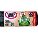 Sacs Poubelle 50L Poignee Coulissante Recycle Handy Bag