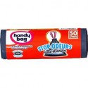 Sac Poubelle Poignee Coulissante Stop Odeur 50L Handy Bag