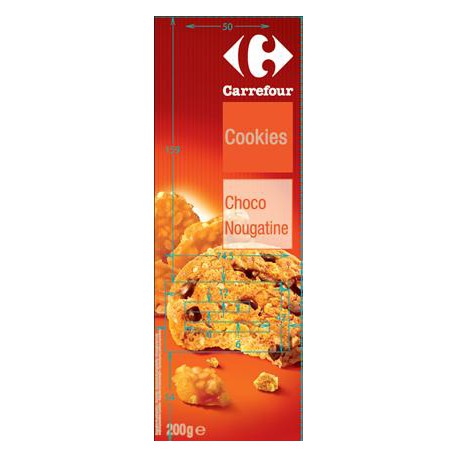 200G Cookies Choco/Nougat Crf