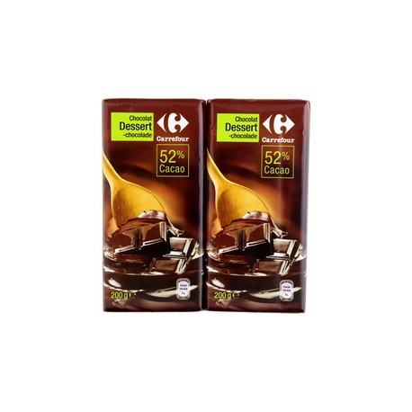 2X200G Choc Patiss.Carrefour