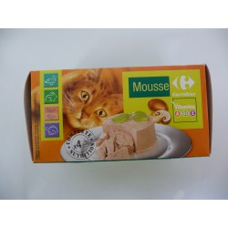 4X85G AsSaint Mousse Chat Carrefo