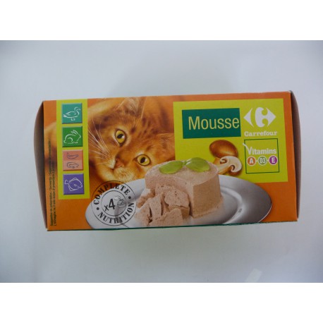 4X85G AsSaint Mousse Chat Carrefo