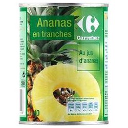 3/4 Ananas Tranche.Jus Nt Crf