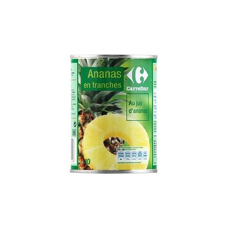 3/4 Ananas Tranche.Jus Nt Crf