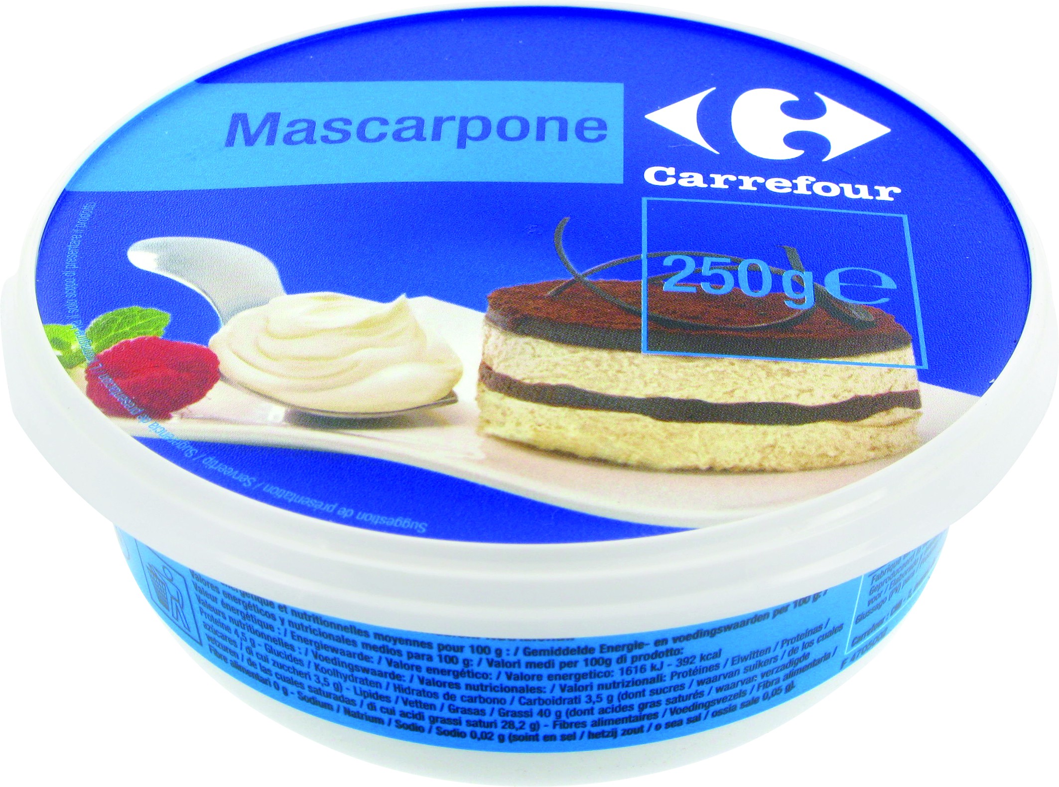 250g Mascarpone Crf Drh Market Sarl