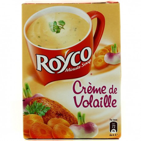 Royco Royco Minute Soup Instles Crémeuses Créme Volaille Saint X4