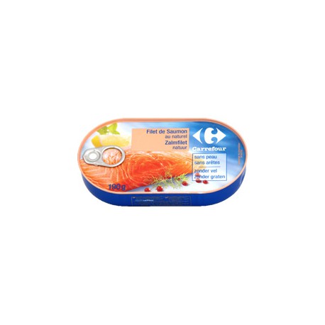 190G Filet Saumon Au Nat Crf