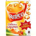 Royco Soupe Déshydratée Légumes Croûtons Les 3 Sachets De 20 Cl