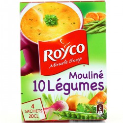 Royco Soupe Déshydratée 10 Légumes Les 4 Sachets De 20 Cl