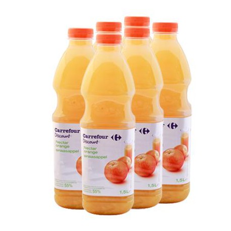 Pet 1,5L Nectar Orange Ppblanc