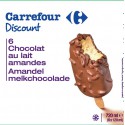 492G 6 Big Batonnet Glace Lait Amande
