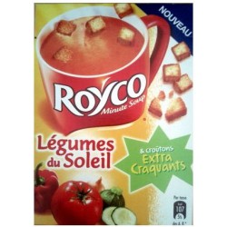 Royco Soupe Déshydratée Légumes Du Soleil Et Croûtons La Boite De 3 Sachets - 63,6G