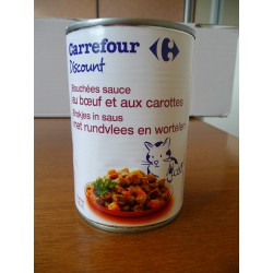 1/2 Boulette Sauce Boeuf/Legumes Chat