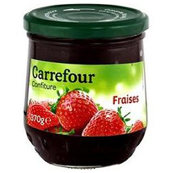 Confiture fraise - Carrefour - 370 g