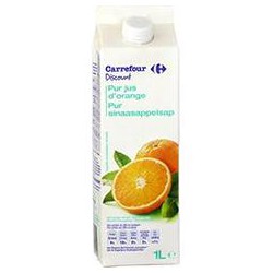 1L Pur Jus D Orange Pp Blanc